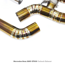 Load image into Gallery viewer, Titanium Valved Catback Exhaust System for Mercedes Benz AMG GT63 GT63S X290