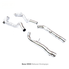 Load image into Gallery viewer, High Flow Catted T304 Stainless Downpipe for Mercedes Benz G500 W463A 4.0T