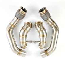 Load image into Gallery viewer, Performance Exhaust Downpipes Air Intake System for BMW F90 M5 F91 F92 F93 M8 S63 4.4T V8
