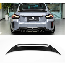 Load image into Gallery viewer, Pre-Preg Carbon Fiber AD Style Rear Trunk Spoiler for BMW G87 M2 G42 2 Series