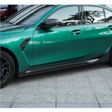 Load image into Gallery viewer, Prepreg Carbon Fiber PT Style Side Skirts for BMW G80 M3 G82 G83 M4