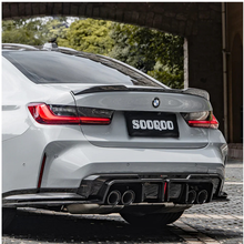 Load image into Gallery viewer, Carbon Fiber Rear Diffuser w/ Brake Light &amp; Splitter for BMW G80 G81 M3 G82 G83 M4