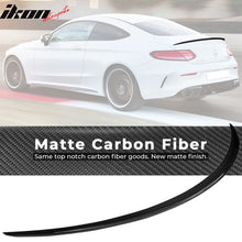 Load image into Gallery viewer, 2017-2022 Benz W205 C Class Coupe C63 Style Trunk Spoiler Carbon Fiber