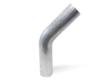 Load image into Gallery viewer, HPS Performance Products HPS 1-1/4" OD 45 Degree Bend 6061 Aluminum Elbow Pipe Tubing 16 Gauge w/ 2" CLR