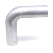 Load image into Gallery viewer, HPS Performance Products HPS 2-1/2" OD 90 Degree Bend 6061 Aluminum Elbow Pipe Tubing 16 Gauge, Mandrel Bent, Mill Finish