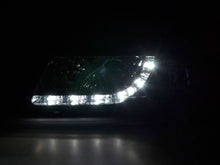 Load image into Gallery viewer, Audi A3 (8L) Chrome LED Headlights with Daytime Running Lights  (1996-2000)