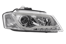 Load image into Gallery viewer, Audi A3 (8P 8PA) Chrome LED Headlights with Daytime Running Lights (2008-2012)
