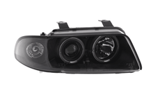 Load image into Gallery viewer, Audi A4 (B5 8D) Black Angel Eye Headlight Set (1995-1999)