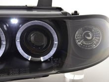 Load image into Gallery viewer, Audi A4 (B5 8D) Black Angel Eye Headlight Set (1995-1999)