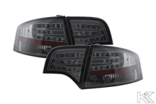 Load image into Gallery viewer, Audi A4 (B7/8E) Sedan Chrome Smoke LED Taillights Set (2004-2007)
