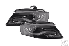 Load image into Gallery viewer, Audi A4 (B8/8K) OE+ Black Headlights - (2008-2011)