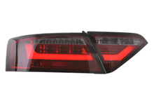 Load image into Gallery viewer, Audi A5 (B8-8T) Coupe Red Smoke LED LightBar Taillights (2007-2011) - For Halogen Models