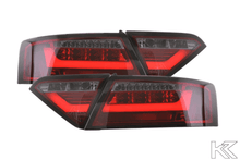 Load image into Gallery viewer, Audi A5 (B8-8T) Coupe Red Smoke LED LightBar Taillights (2007-2011) - For Halogen Models