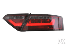 Load image into Gallery viewer, Audi A5 (B8-8T) Coupe Red Smoke LED LightBar Taillights (2007-2011) - For Halogen Models