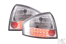 Load image into Gallery viewer, Audi A6 (C5/4B) Sedan Chrome Clear LED Taillights Set (1997-2003)