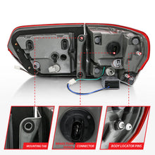 Load image into Gallery viewer, Anzo 2014-2016 Jeep Grand Cherokee LED Taillights Red/Clear