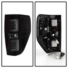 Load image into Gallery viewer, Spyder 09-14 Ford F150 V2 Light Bar LED Tail Lights - Blk Smoke (ALT-YD-FF15009V2-LBLED-BSM) 5084217