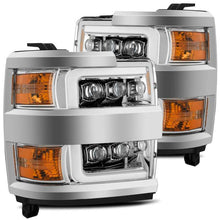 Load image into Gallery viewer, AlphaRex 15-18 Chevy 2500HD NOVA LED Proj Headlights Plank Style Chrome w/Activ Light/Seq Signal/DRL 880228 *Discontinued