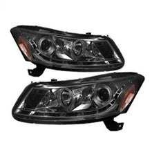 Load image into Gallery viewer, Spyder Honda Accord 08-12 4Dr Projector Headlights- LED Halo DRL Smke PRO-YD-HA08-4D-HL-SM 5010681