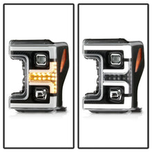 Load image into Gallery viewer, Spyder Ford F-250/F-350/F450 Super Duty 17-18 Projector Headlights Black PRO-YD-FS17-SBSEQ-BK 5086280