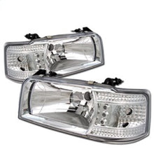 Load image into Gallery viewer, Spyder Ford F150 92-96/Ford Bronco 92-96 1PC LED ( LEDs)Crystal Headlights Chrm HD-YD-FB92-1PC-C 5012500
