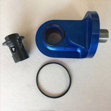 Load image into Gallery viewer, Ford Racing Push Rod V8 90 Degree Billet Oil Filter Adapter M-6880-B50