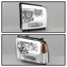 Load image into Gallery viewer, Spyder Platinum Ford F250/350/450 05-07 High-Power LED Module Proj. Headlights-Chrome (PRO-YD-FS05V2 5087904