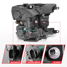Load image into Gallery viewer, ANZO 2018-2020 Ford F-150 Projector Headlight w/Plank Style Switchback Chrome Housing 111510