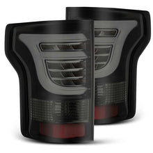 Load image into Gallery viewer, AlphaRex 15-17 Ford F-150 (Excl Models w/Blind Spot Sensor) PRO-Series LED Tail Lights Jet Black 652010 *Discontinued