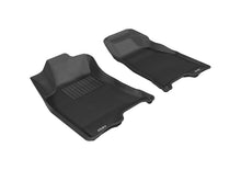 Load image into Gallery viewer, 3D MAXpider 2004-2012 Chevrolet/GMC Colorado/Canyon Crew Cab Kagu 1st Row Floormat - Black L1CH02711509