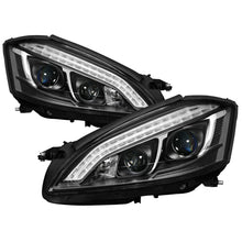 Load image into Gallery viewer, Spyder Mercedes W221 S Class 07-09 Headlights - HID Model Only - Black PRO-YD-MBW22107-HID-DRL-BK 5083890