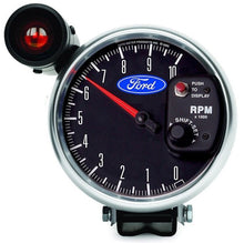 Load image into Gallery viewer, Autometer Ford 5in. 10K RPM Pedestal w/ Ext. Shift-Lite Tachometer Gauge 880827