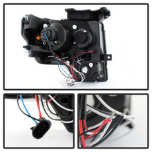 Load image into Gallery viewer, Spyder Ford F150 09-14 Projector Headlights Halogen Model- LED Halo LED Smke PRO-YD-FF15009-HL-SM 5010254