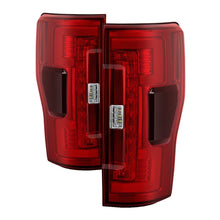 Load image into Gallery viewer, Spyder 17-18 Ford F-250 SD (w/Blind Spot Sensor) LED Tail Lights - Red Clr (ALT-YD-FS17BS-LED-RC) 5085634