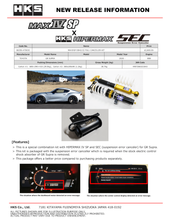 Load image into Gallery viewer, HKS Max 4 Sp Db42/22 Full Kit W/ Error Canceler 80250-At003C
