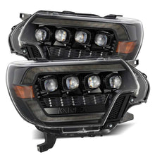 Load image into Gallery viewer, AlphaRex 12-15 Toyota Tacoma NOVA LED Proj Headlights Plank Alpha Blk w/Activ Light/Seq Signal/DRL 880752 *Discontinued