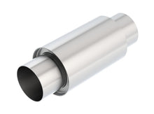 Load image into Gallery viewer, Borla 3 -1/2in In/Out x 5in Round x 8in Long XR-1 Sportsman Shorty Racing Muffler 40004S