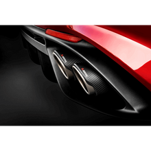 Load image into Gallery viewer, Akrapovic 2018+ Alfa Romeo Giulia Quadrifoglio Slip-On Line (Titanium) w/Titanium/Carbon Fiber Tips S-AR/TI/7H