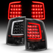 Load image into Gallery viewer, ANZO 2009-2018 Dodge Ram 1500 LED Taillight Plank Style Black w/Clear Lens 311318