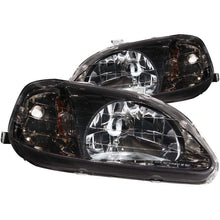 Load image into Gallery viewer, Anzo 1999-2000 Honda Civic Crystal Headlights Gun-Metal Gray