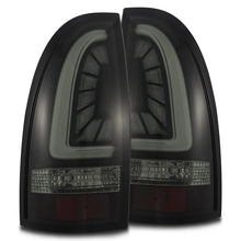 Load image into Gallery viewer, AlphaRex 05-15 Toyota Tacoma PRO-Series LED Tail Lights Jet Black 680030 *Discontinued