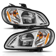 Load image into Gallery viewer, ANZO 2002-2014 Freightliner M2 LED Crystal Headlights Chrome Housing w/ Clear Lens (Pair) 131031