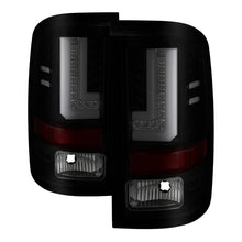 Load image into Gallery viewer, Spyder GMC Sierra 2016-2017 Light Bar LED Tail Lights - Black Smoke ALT-YD-GS16-LED-BSM 5083784