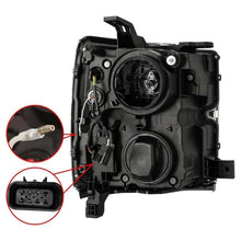 Load image into Gallery viewer, AlphaRex 15-19 Chevy 2500HD PRO-Series Proj Headlights Plank Style Blk w/Activ Light/Seq Signal/DRL 880224 *Discontinued