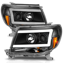 Load image into Gallery viewer, ANZO 05-09 Toyota Tacoma Projector Light Bar Style Headlights w/ C Light Bar 111517