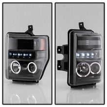 Load image into Gallery viewer, Spyder Signature Ford F250/350/450 Super Duty 08-10 Projector Headlights (PRO-YD-FS08-HL-BKV2) 5086006