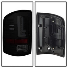 Load image into Gallery viewer, Spyder GMC Sierra 2016-2017 Light Bar LED Tail Lights - Black Smoke ALT-YD-GS16-LED-BSM 5083784