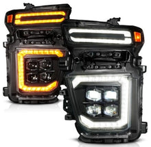 Load image into Gallery viewer, ANZO Z-Series 20-23 Chevy Silverado 2500/3500 Z-Series Full LED Proj Headlights Black - Driver Side 111619X-L
