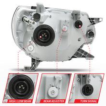 Load image into Gallery viewer, Anzo  2012-2015 Toyota Tacoma Crystal Headlights Black
