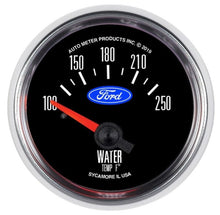 Load image into Gallery viewer, Autometer Ford 2-1/16in. 100F-250F Electric Water Temp Gauge 880822